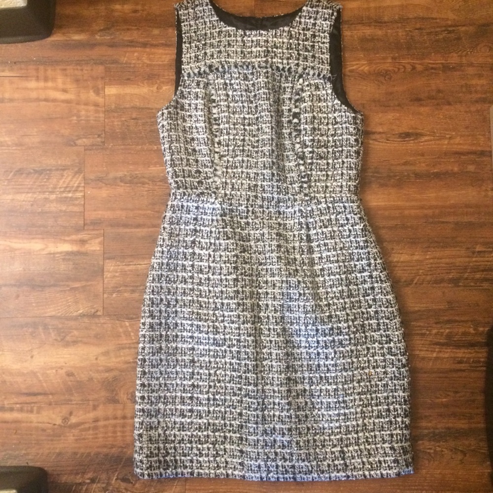 J.Crew Noir Tweed Dress