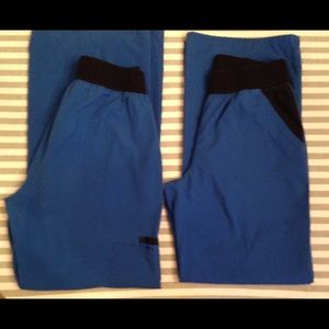 2 Pairs of Royal Blue Cherokee Scrub Pants