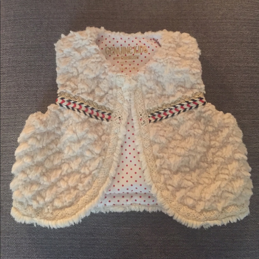 Faux Fur toddler vest