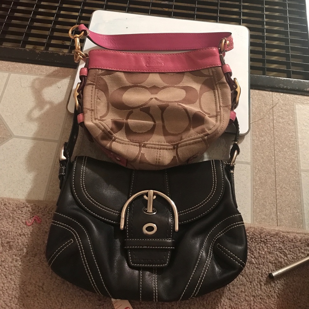 2 small coach purses