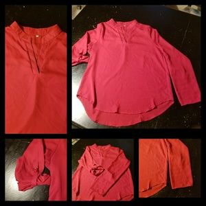 Red blouse