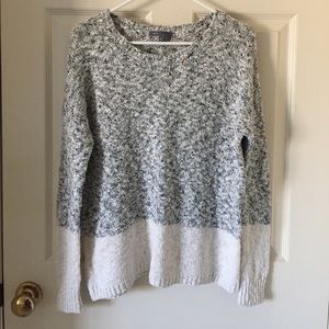 Vince marled colorblock sweater