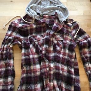 Forever 21 Plaid hoodie
