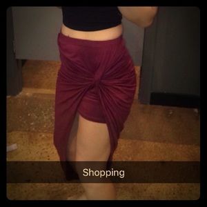 High low skirt
