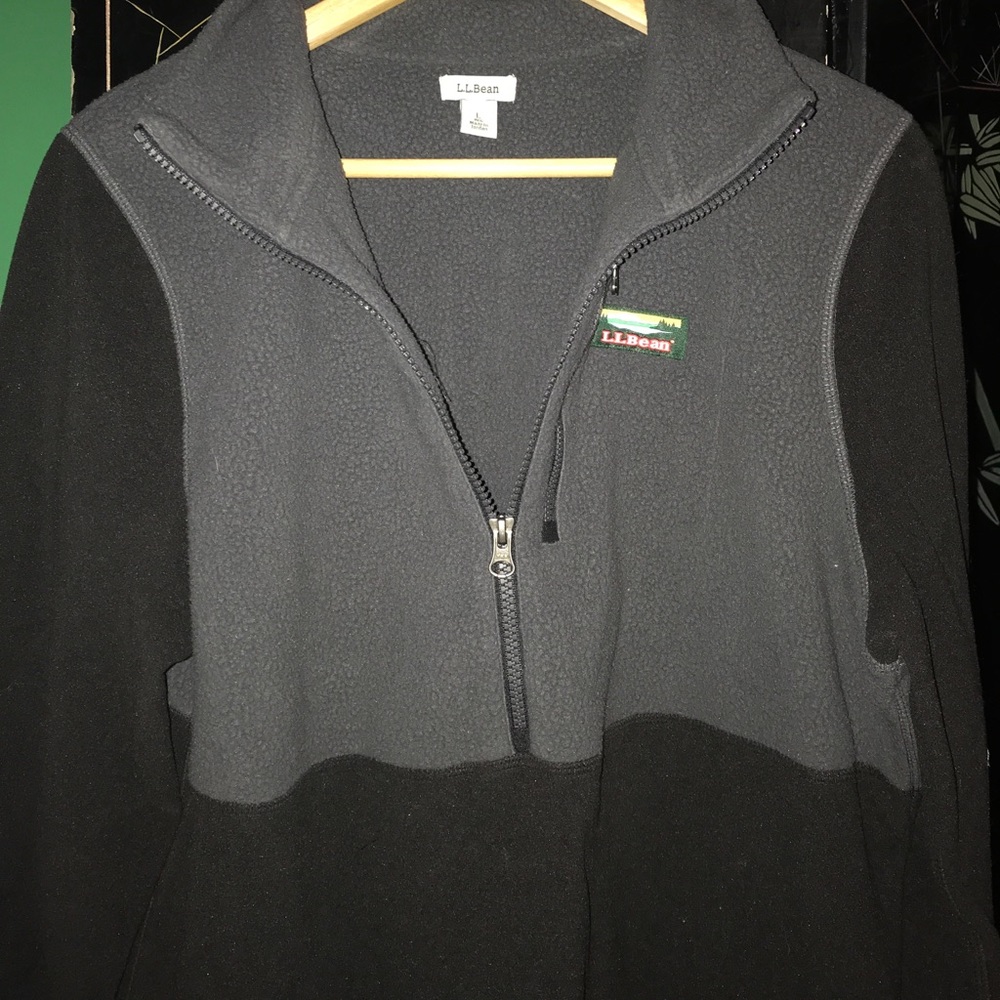 LL Bean fleece pullover