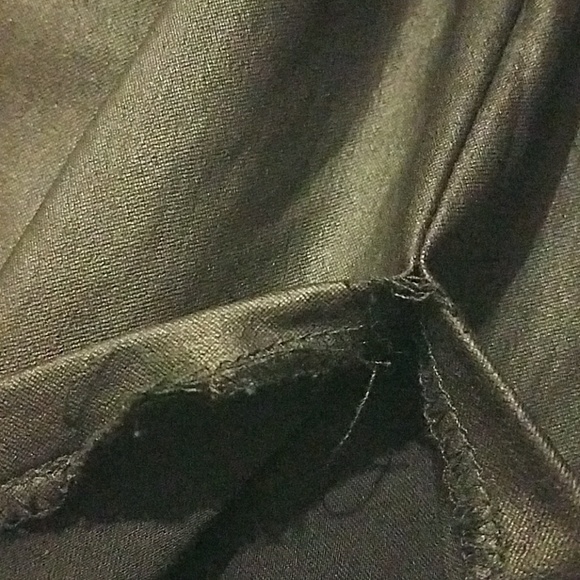 Black like-leather dress. - Picture 3 of 4