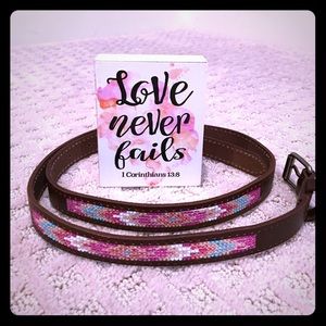 American Eagle beaded belt