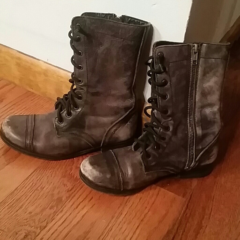 Women's All Saints Combat Boots size 37