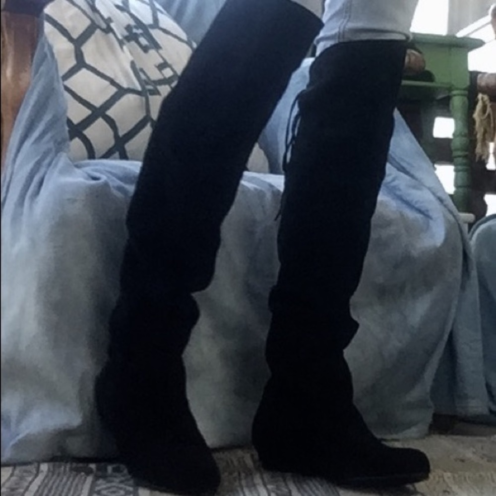 🆕Luxe 'Lizzy' Leather Over Knee Boots
