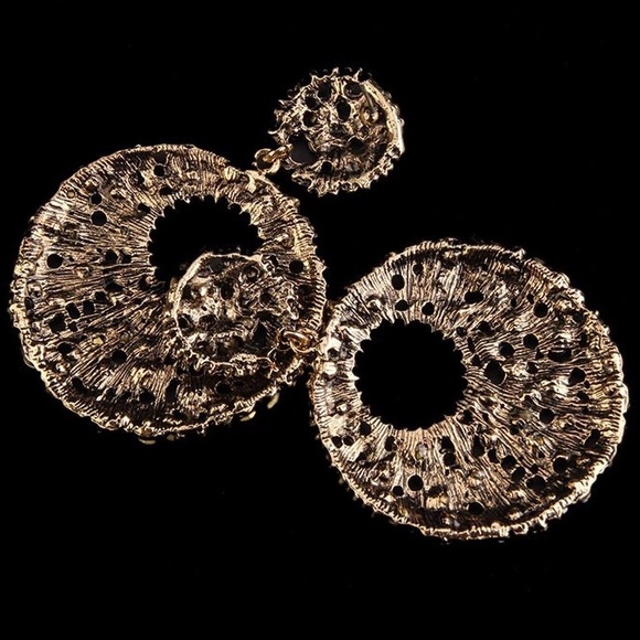 | ‘ORBIT’ RHINESTONE EARRINGS | - Picture 3 of 3