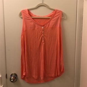 Coral top from Target/Merona
