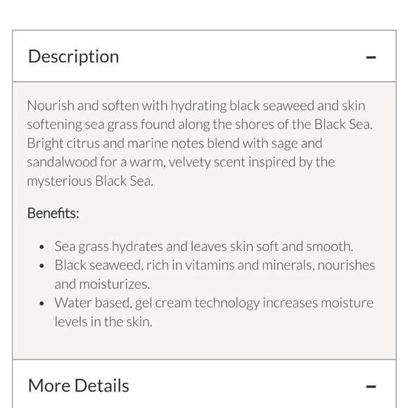 H2O + Plus Black Sea Body Cream - Amazing!! - Picture 8 of 8