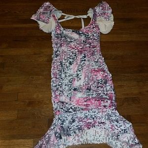 Custom made sequin dress