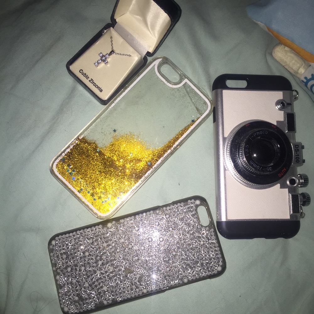 CROSS NECKLACE + CASES IPHONE 6