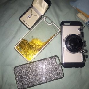 CROSS NECKLACE + CASES IPHONE 6