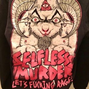 BLACK Selfless Murder Hoodie