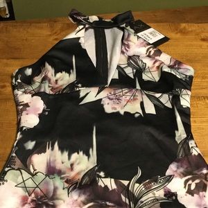 AX Paris floral midi dress size 4