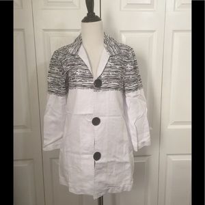 Chico’s Linen Cotton Jacket