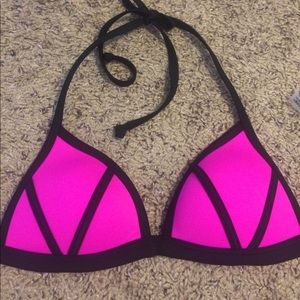 Victoria’s Secret Hot Pink push up triangle top