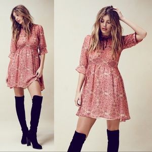 For Love & Lemons Geneva Mini Dress