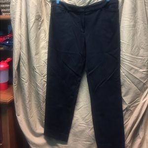 WHITE HOUSE BLACK MARKET pant. Slim ankle 14R. Blk