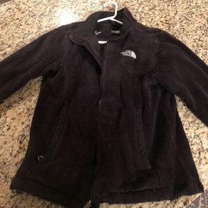 North Face Black Fuzzy Jacket