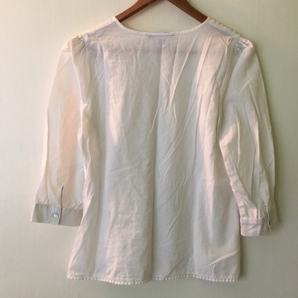 American Eagle / Blouse with Boho Crochet Detail - Picture 4 of 4