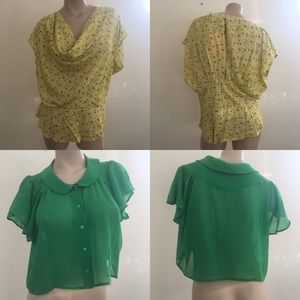 Bundle of 2 vintage tops