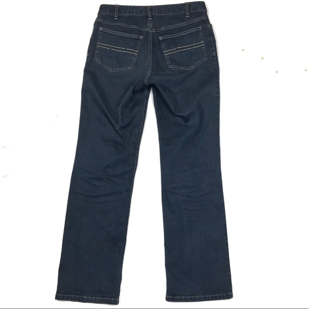 J. Jill Jeans Dark Wash Straight Leg Jeans Size 2P - Picture 2 of 3