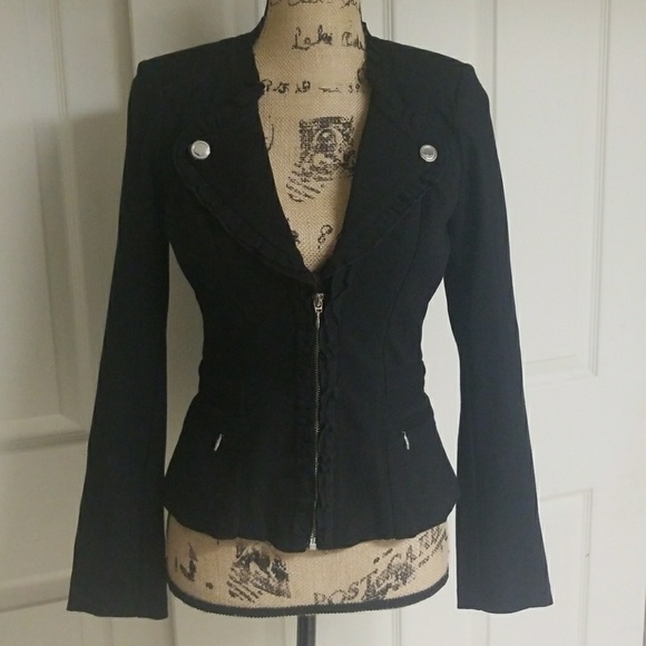 White House Black Market Jackets & Blazers - NWOT White House Black Market Ruffled Jacket