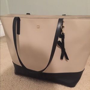 Two tone Kate spade tote bag