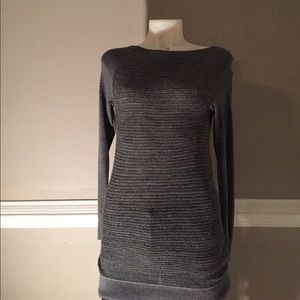 Gray knitted long tunic, great condition!