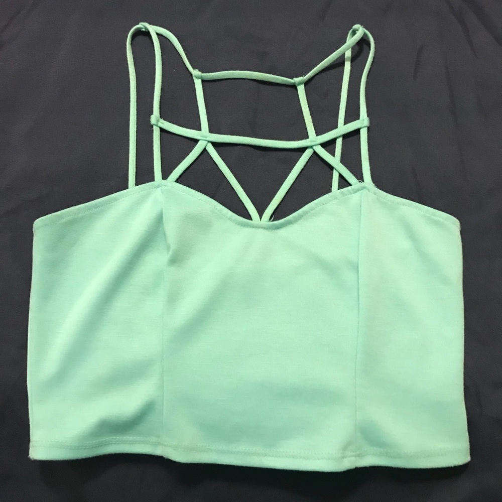 Caged crop top