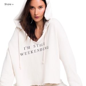Wildfox Couture I'm still weekending Freddy hoodie