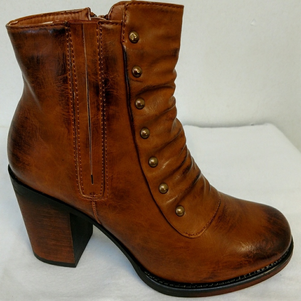 Casual Bootie with Block Heel