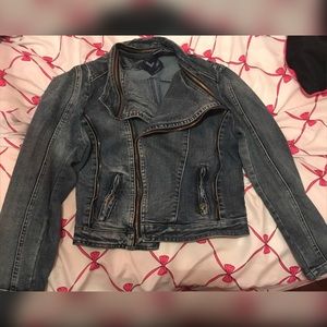 Denim Zipper Jean Jacket