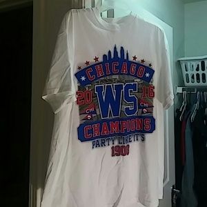 Cubs 2016 Tee Shirt 100/ preshrunk cotton