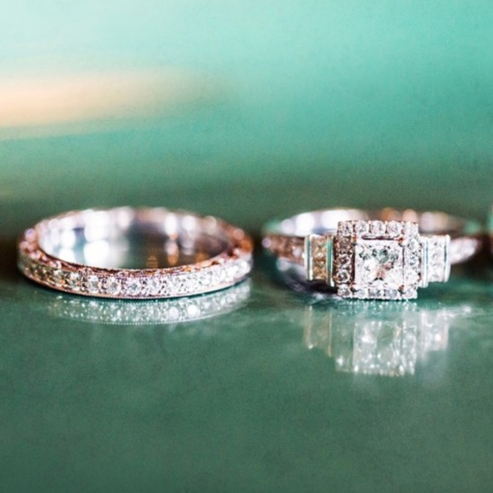 TACORI - 18k white gold - diamond wedding band - Picture 2 of 8