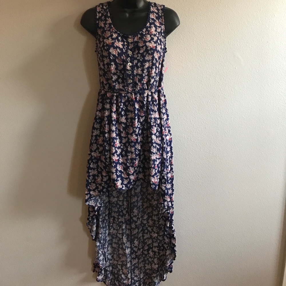 Brand New Navy Floral Xhilaration High Low Dress