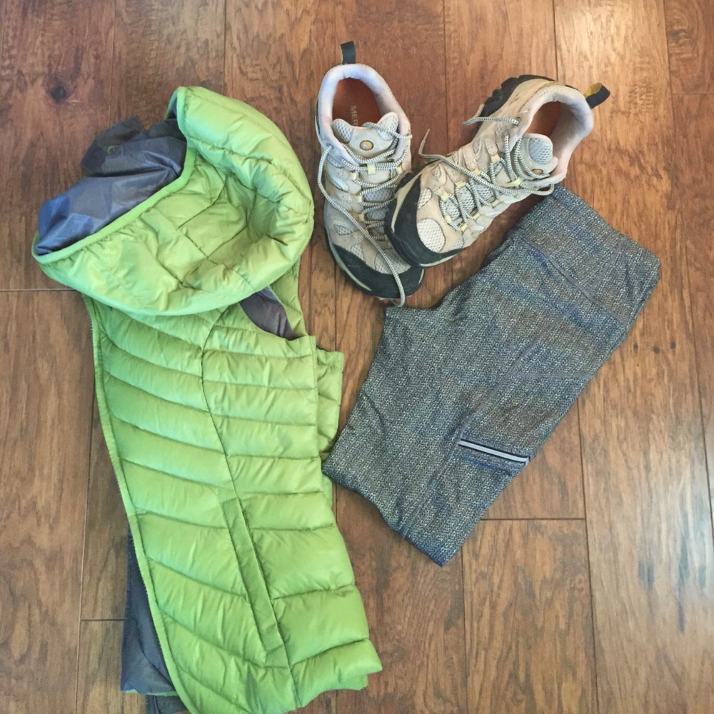 Athleta Grey Workout Tights