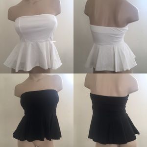 Bundle of 2 zara tube tops