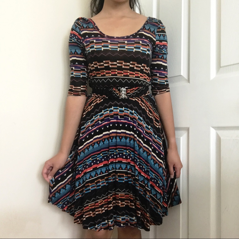Wet seal tribal print dress