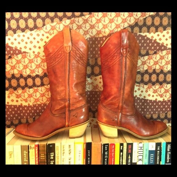 Vintage Wrangler Cowboy Boots Womens Size 7 - Picture 2 of 5