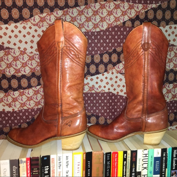 Vintage Wrangler Cowboy Boots Womens Size 7 - Picture 3 of 5