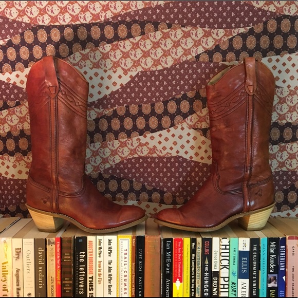 Vintage Wrangler Cowboy Boots Womens Size 7 - Picture 4 of 5