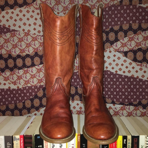 Vintage Wrangler Cowboy Boots Womens Size 7 - Picture 5 of 5
