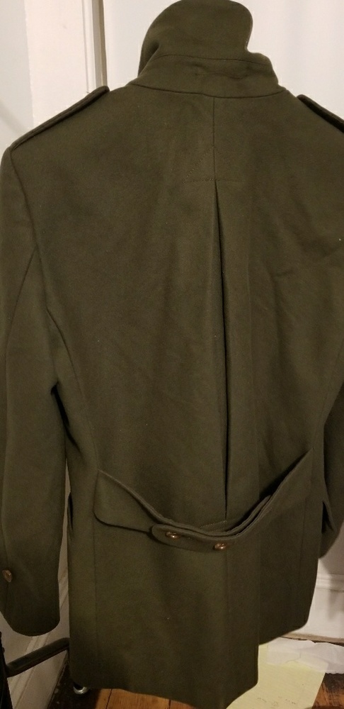 french Connection Restrain Wool Military Coat