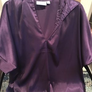 Simply Vera Wang satin hoodie