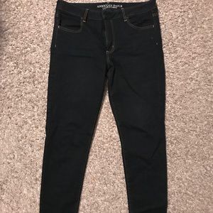 Dark blue jeggings American Eagle