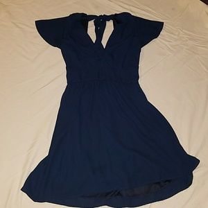 Navy homecoming dress